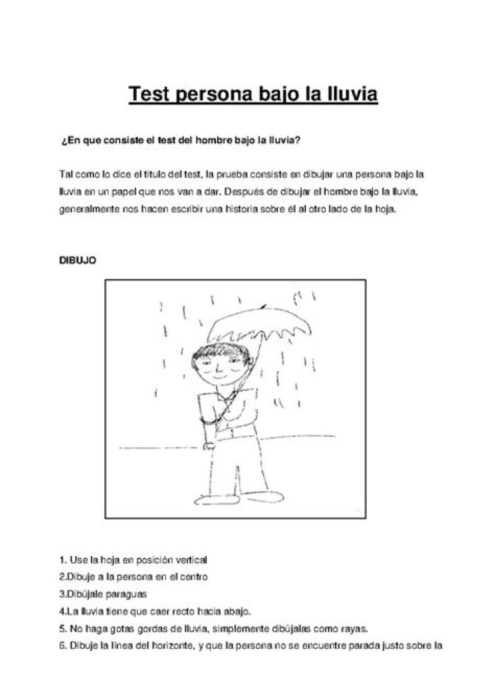 Test Hombre Bajo la Lluvia PDF: Experiencia Real en Condiciones Adversas