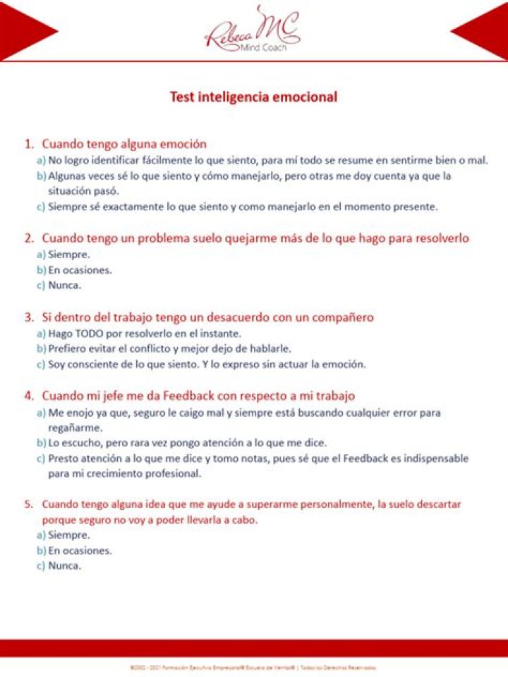 Testa tu inteligencia emocional con el PDF gratuito según Goleman
