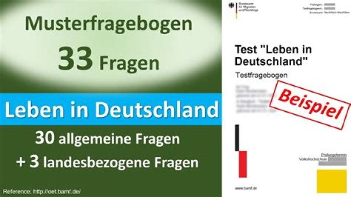 Test Leben In Deutschland 33 Fragen PDF: Deine komplette Anleitung