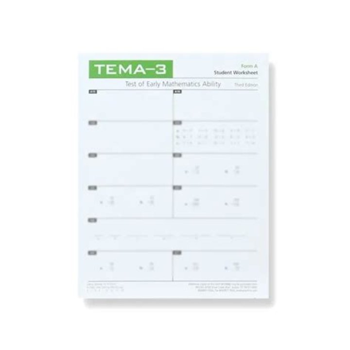 Free Test of Early Mathematics Ability PDF – Instant Learning Assessment