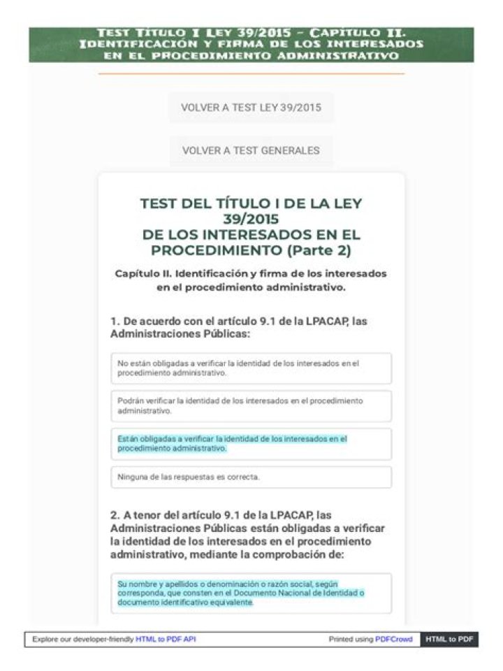 Test Oposiciones PDF Gratis: Descargas Gratis para Exámenes Oficiales