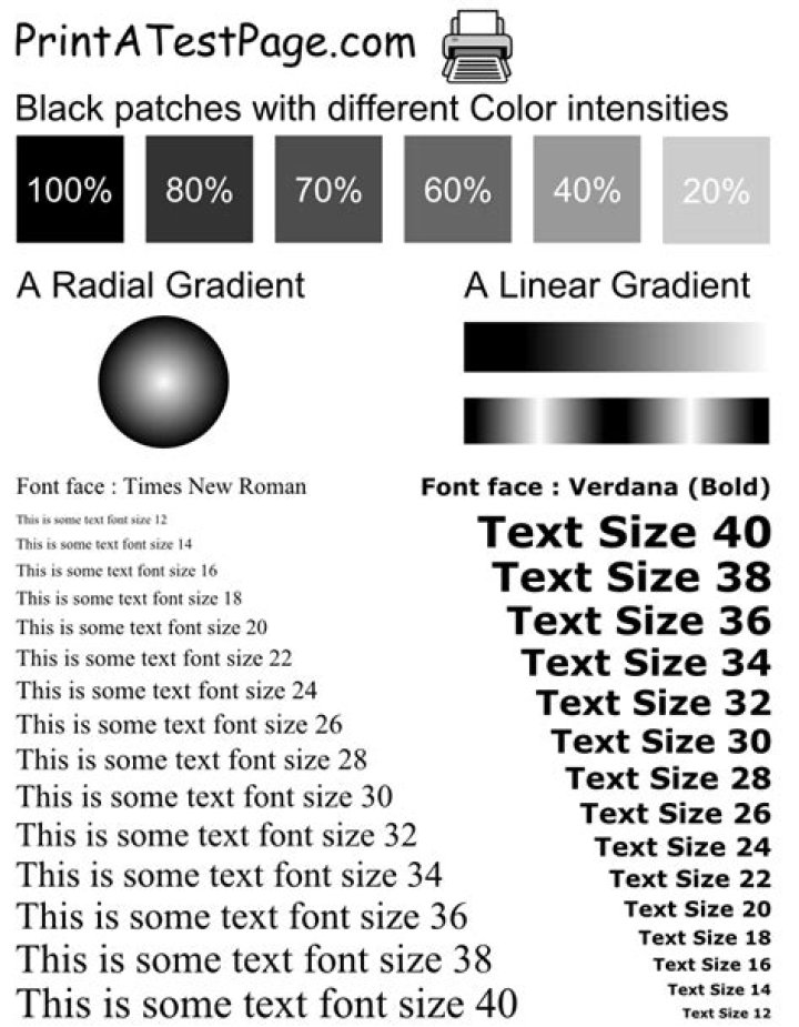 Test Print Page Black and White PDF: Accurate & Fast Results