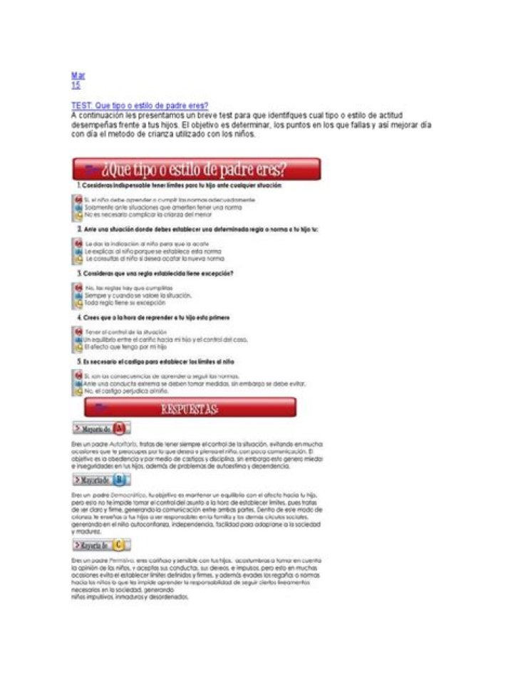 Test Identifica Tu Tipo de Padre: Descubre Tu Papel con Este PDF