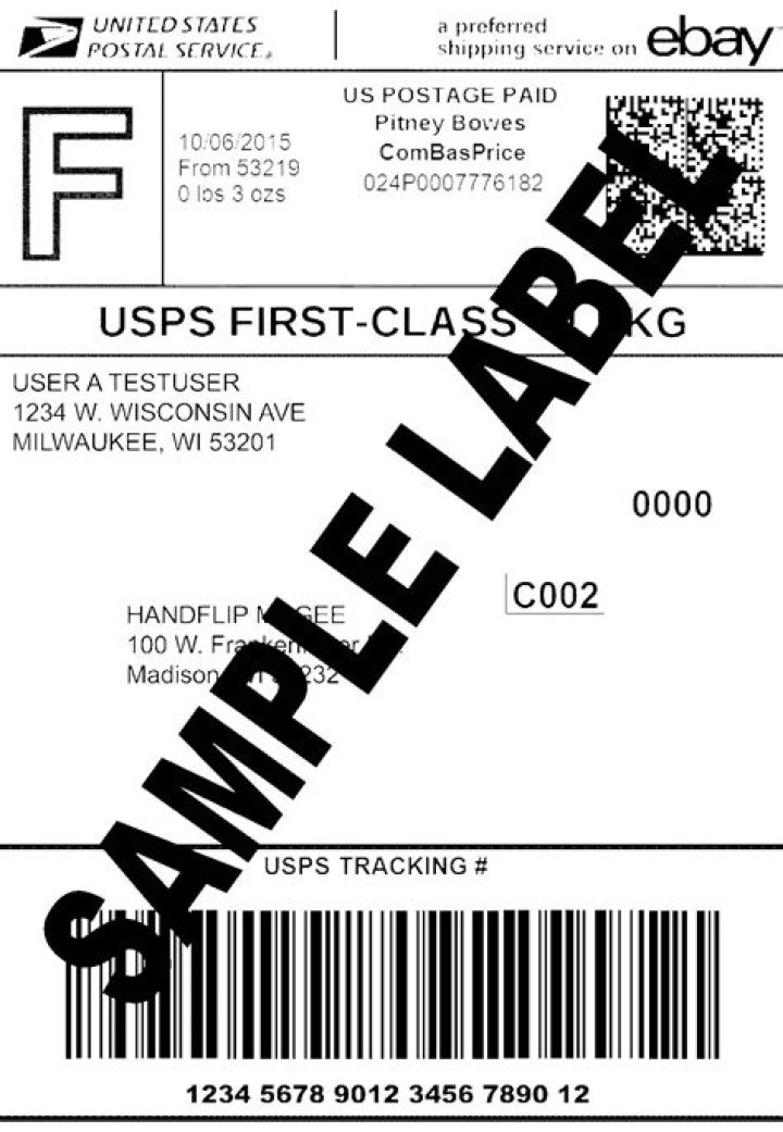 Download Free Test Shipping Label PDF Instantly