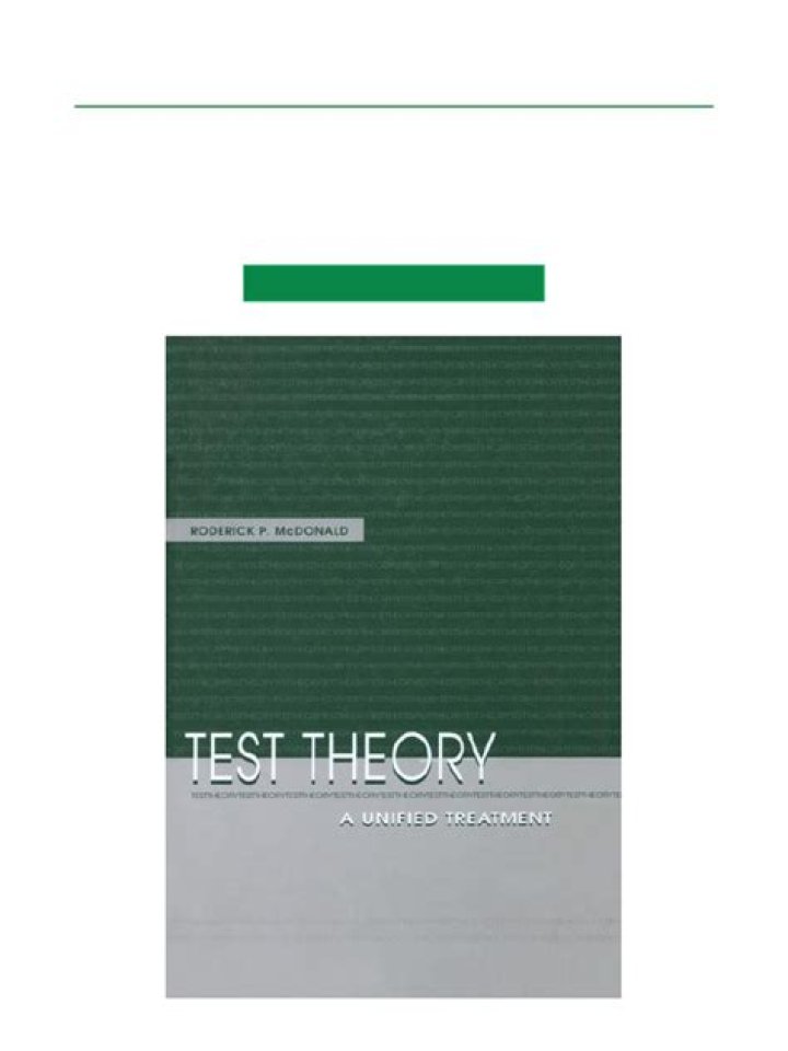 Unified Treatment Theory Test: Free PDF Download