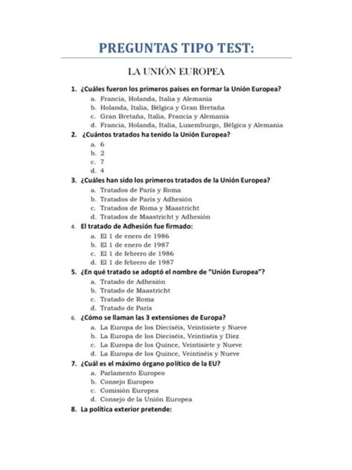 Test Union Europea PDF: Download Official EU Test Guide