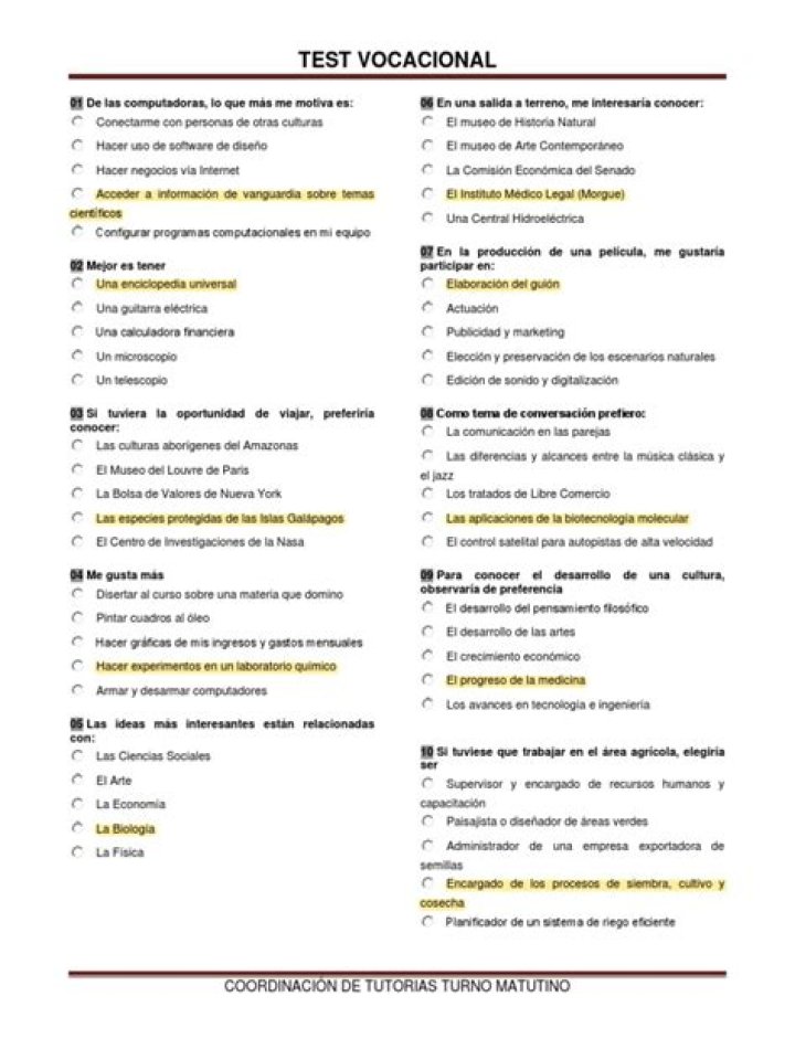 Test Vocacional PDF Unam: Official Preparation Material & Free Download