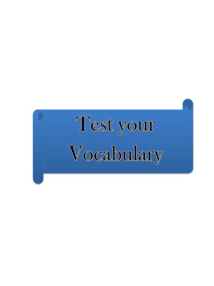 Test Your Vocabulary with Free PDF Practice Tests