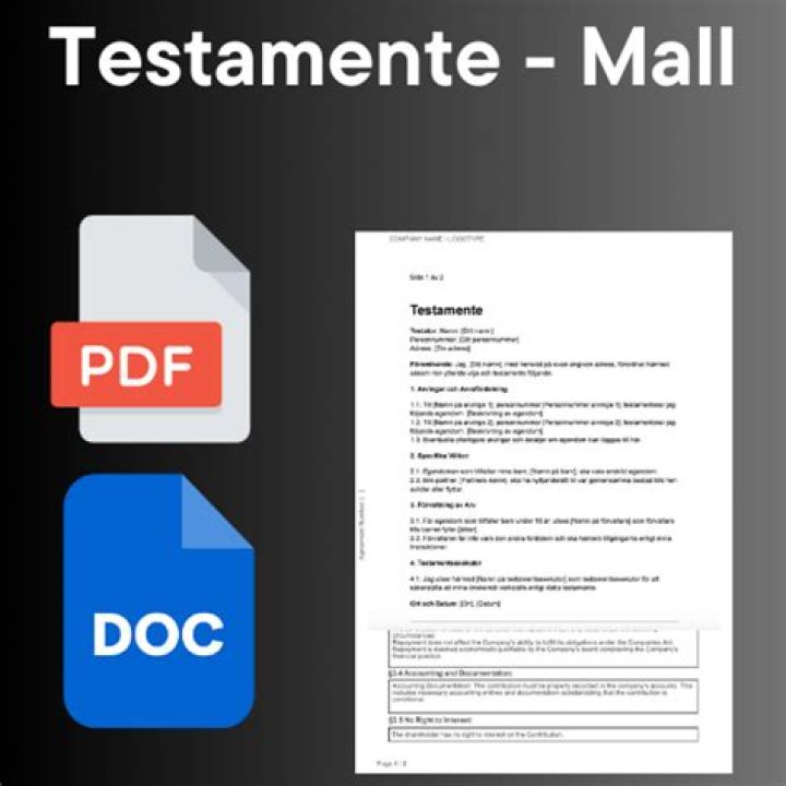 Testamente Mall PDF: Download Official Documents & Plans