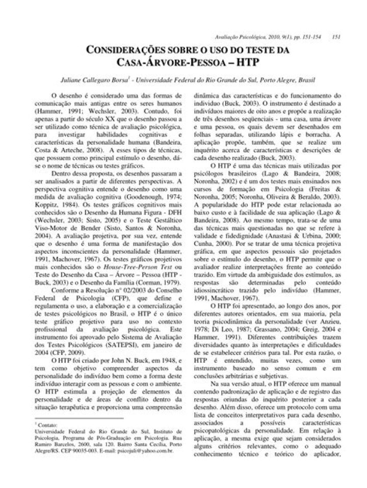 Teste HTPA Interpretação PDF Gratuito e Preciso