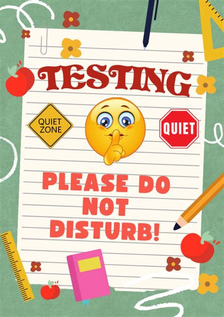Testing Do Not Disturb Sign PDF – Official Compliance Sign Template