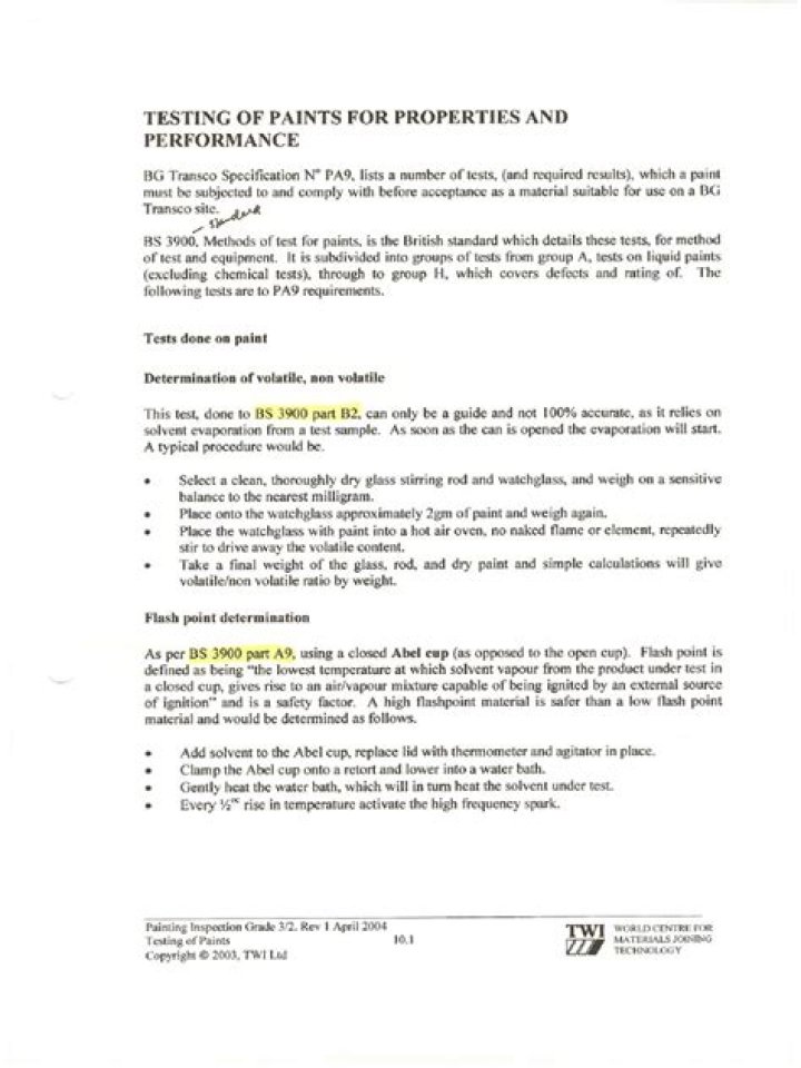 Testing Paints PDF: Accurate Paint Durability & Performance Tests