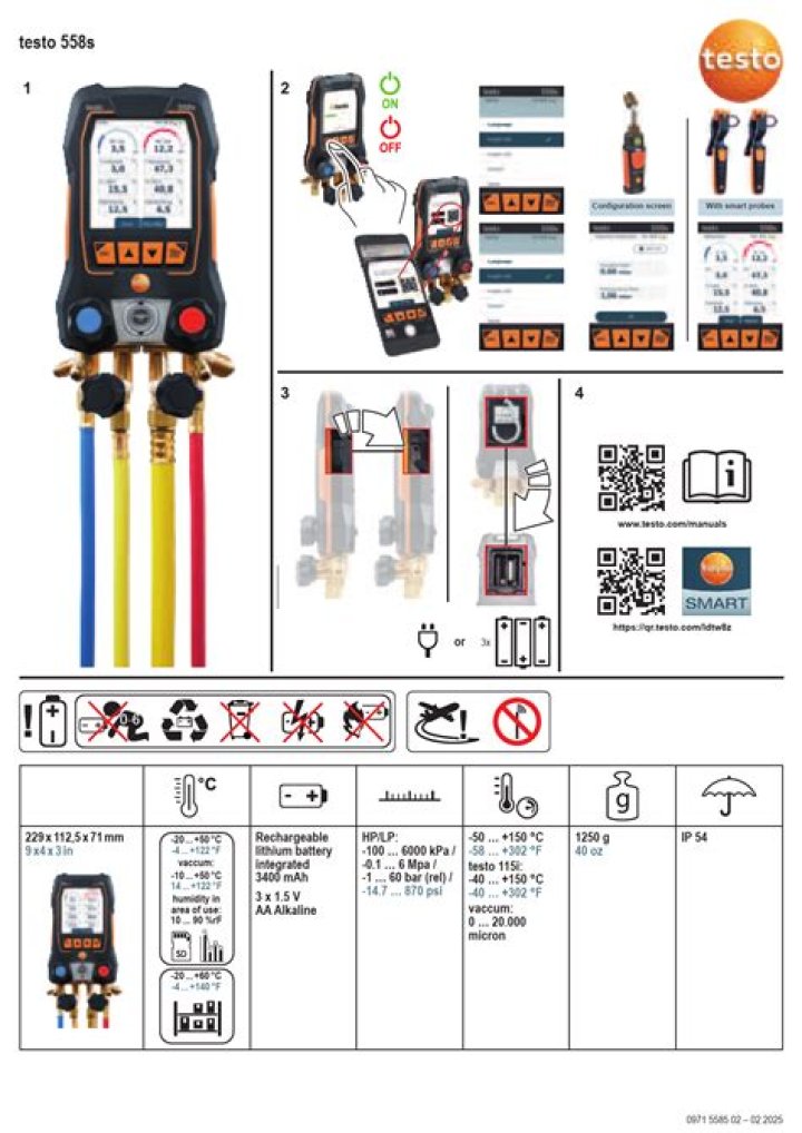 Testo 558S Manual PDF – Quick Guide & Download