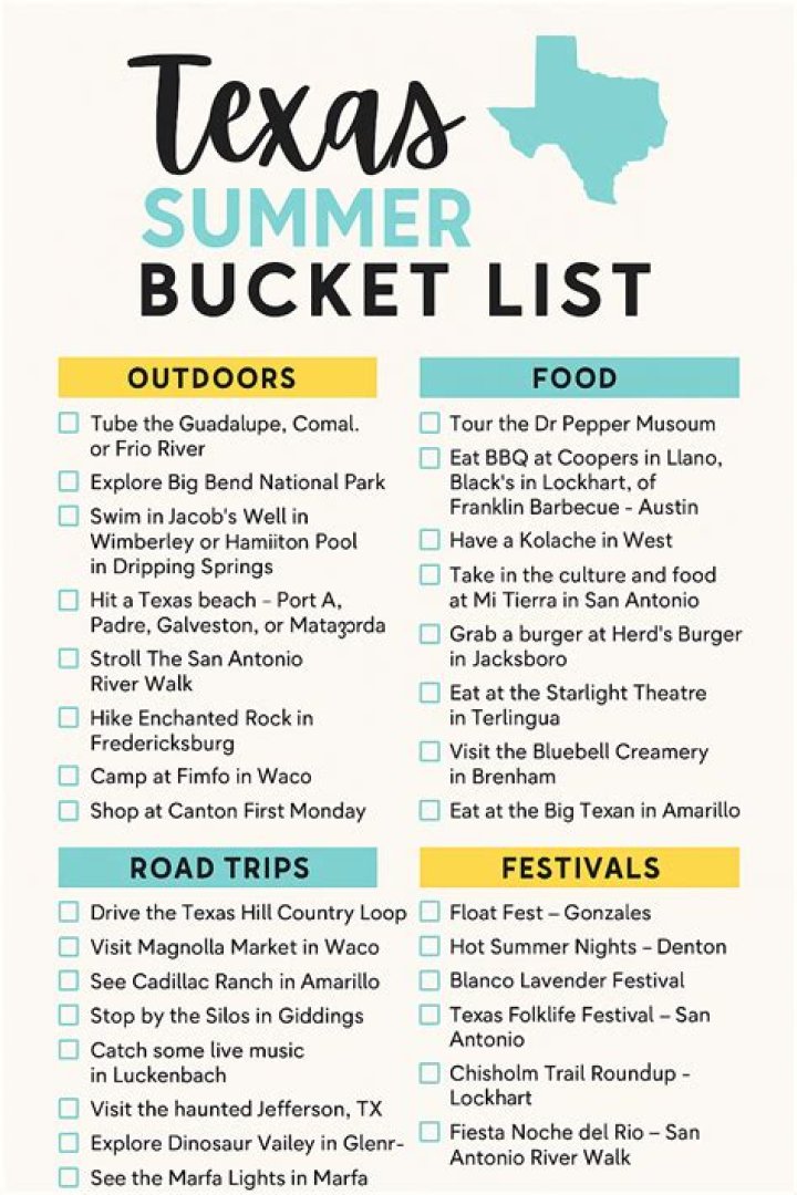 Texas Bucket List 2024 PDF: Complete Guide to Top Experiences