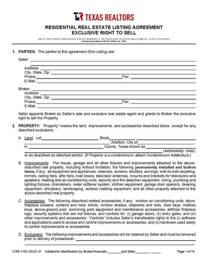 Texas Listing Agreement PDF: Complete Guide for Real Estate Professionals