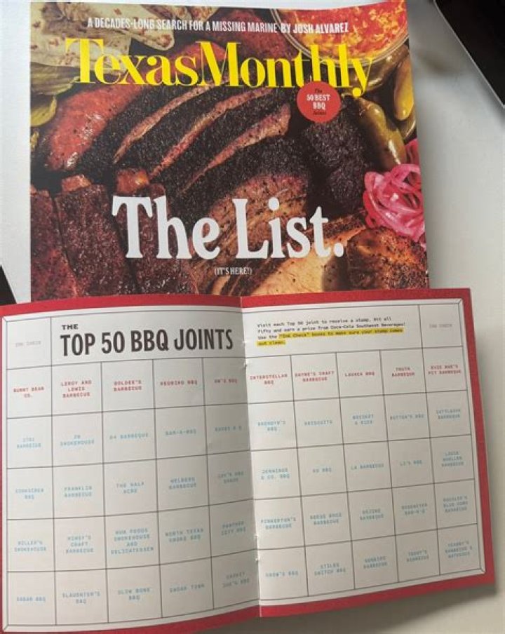 Texas Monthly Top 50 BBQ 2023 List PDF: Best Smokehouse Secrets