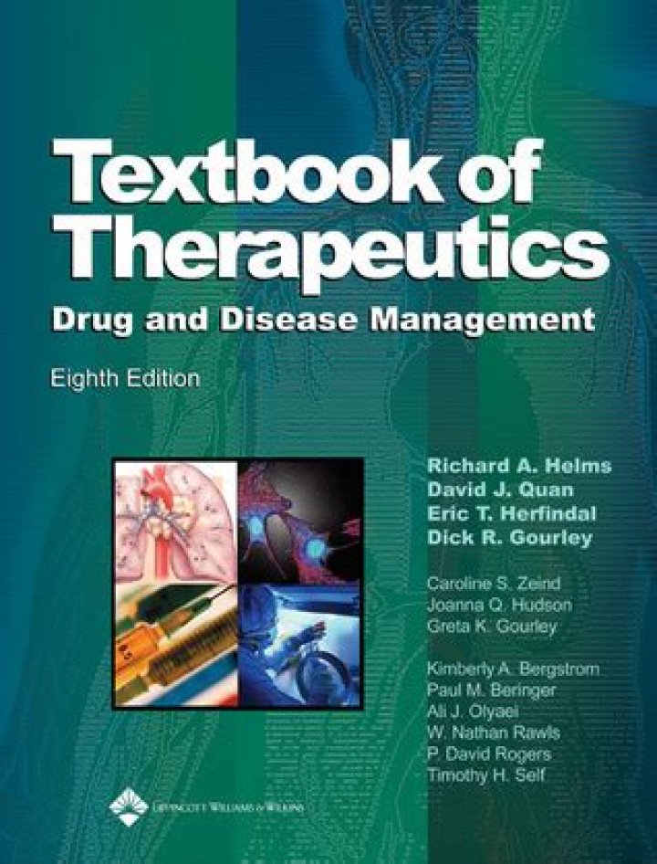 Textbook of Therapeutics: Drug and Disease Management PDF