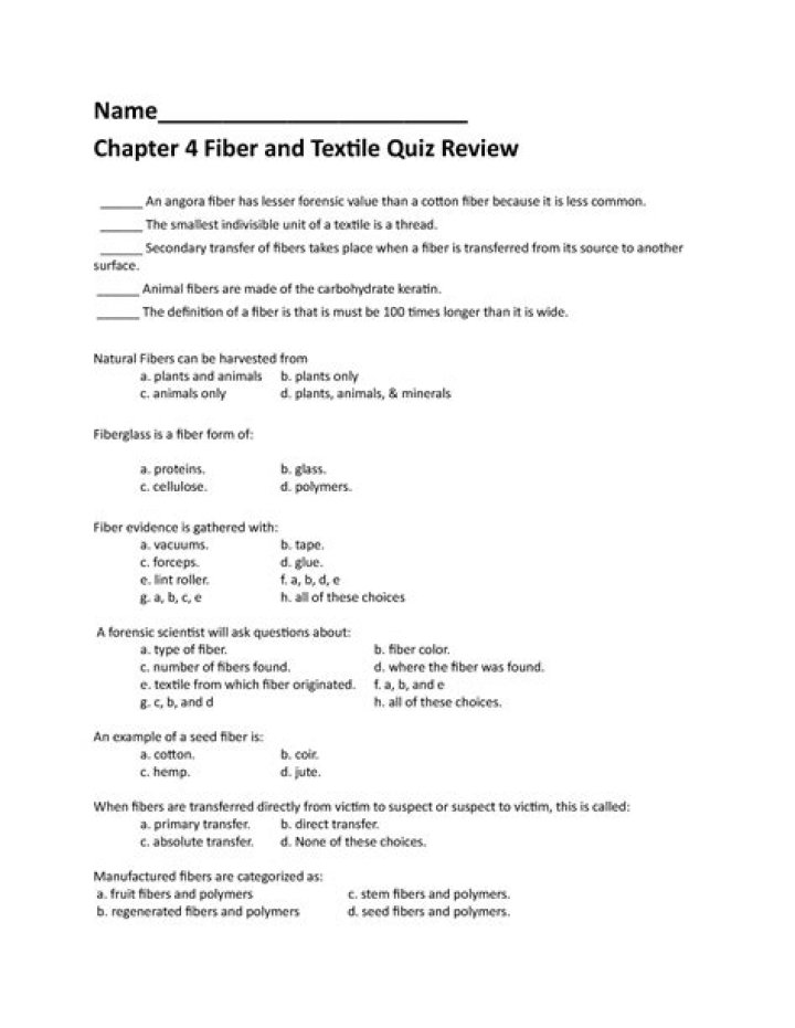 Textile Quiz Questions & Answers PDF – Master Fabric Knowledge