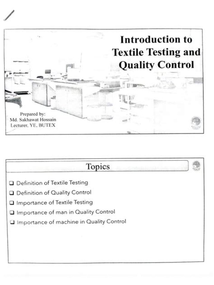 Textile Testing and Quality Control PDF: Ensuring Fabric Safety & Performance