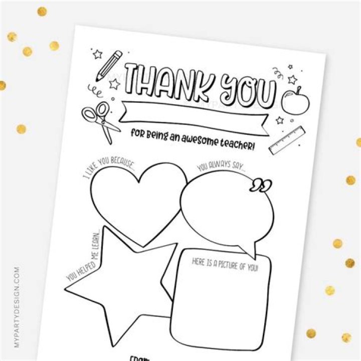 Download Free Thank You Worksheet PDF – Instant Printable Gratitude Template