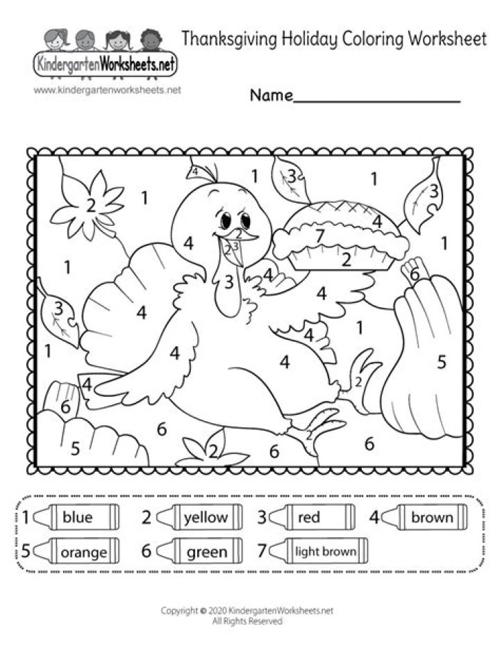 Free Thanksgiving Worksheets for Kindergarten PDF – Printable Holiday Activities