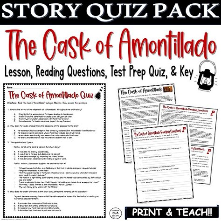 The Cask of Amontillado PDF Questions & Answers