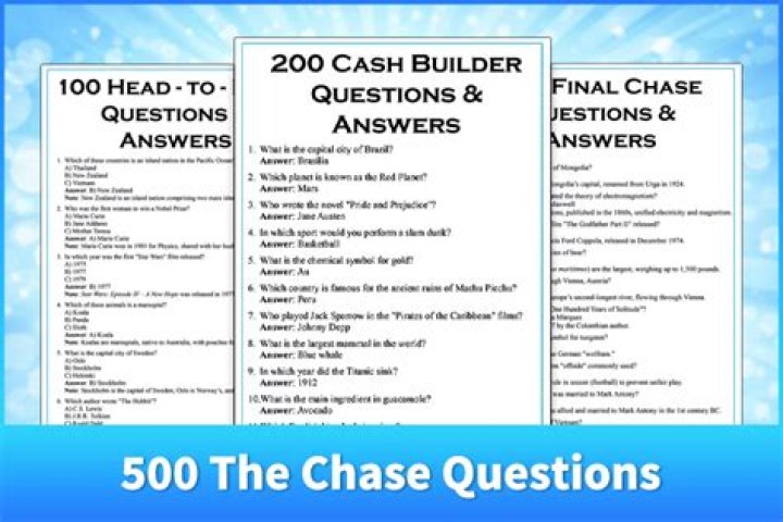 The Chase: Answers to All Questions – PDF Book Download
