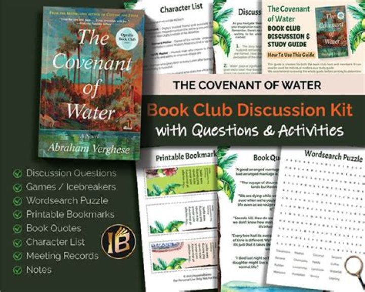 Covenant of Water Discussion Questions PDF: NYT Insights