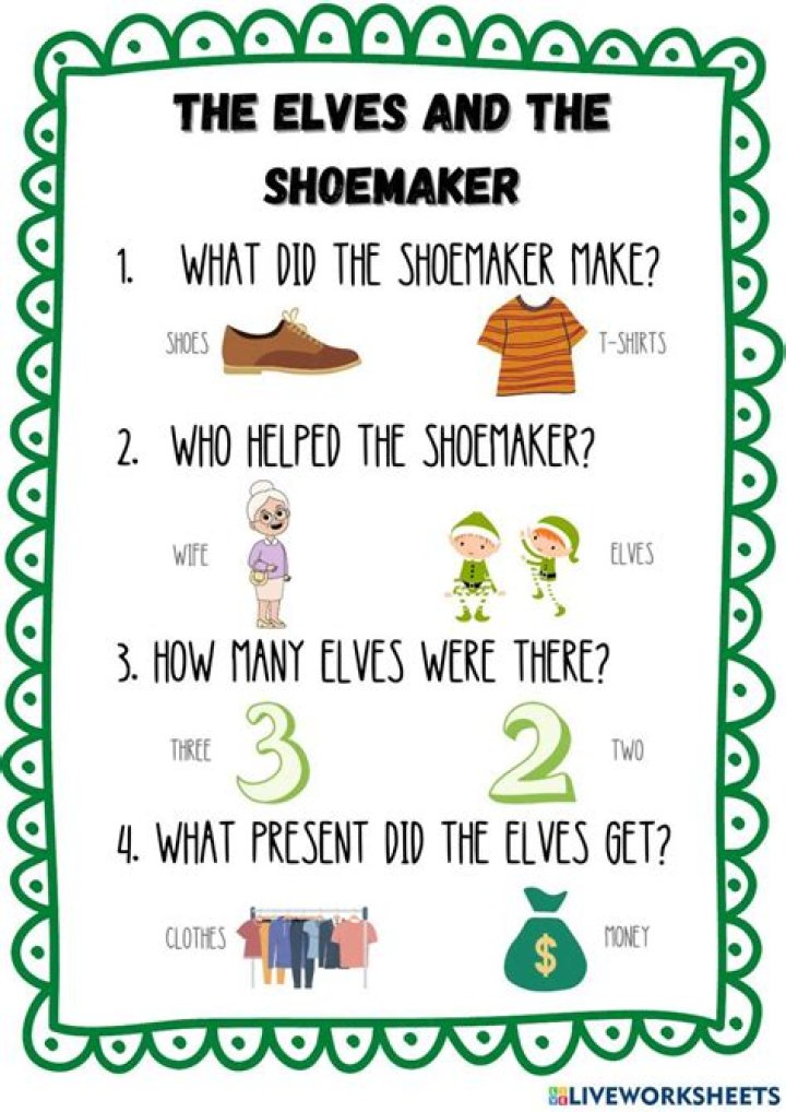 The Elves and the Shoemaker: Questions & Answers PDF Guide