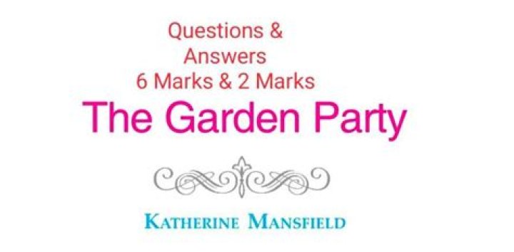 Garden Party Questions & Answers PDF – Everything You Need to Know