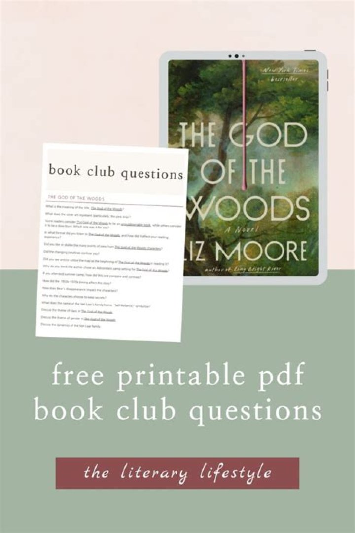 Exploring The God of the Woods: Discussion Questions in PDF Format