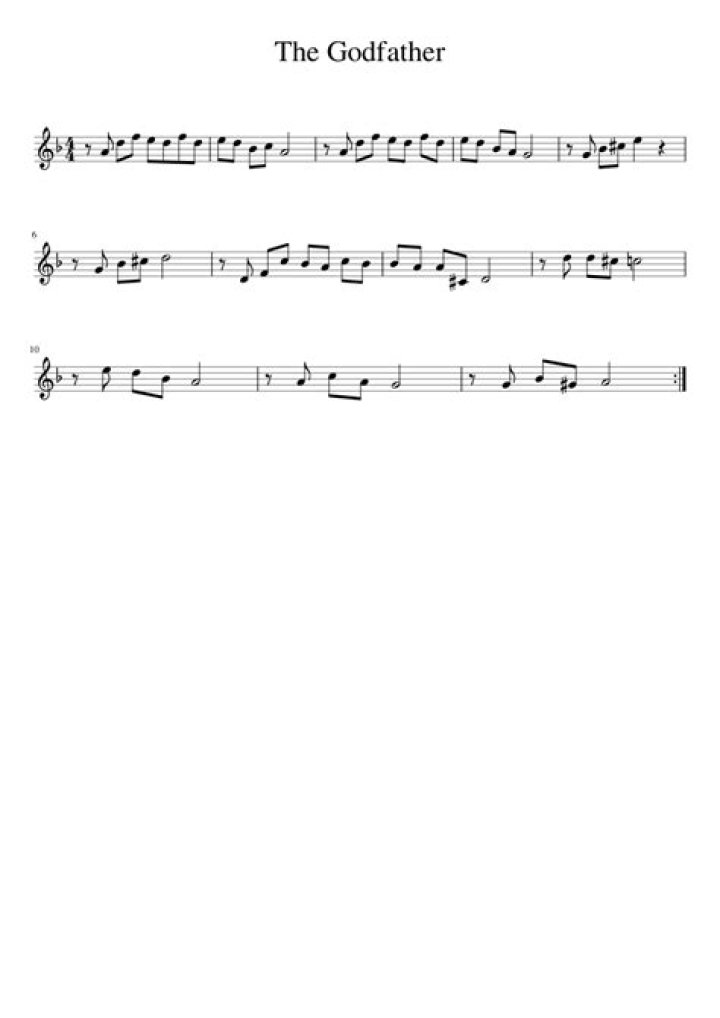 The Godfather Violin Sheet Music PDF – Play Iconic Melodies Easily
