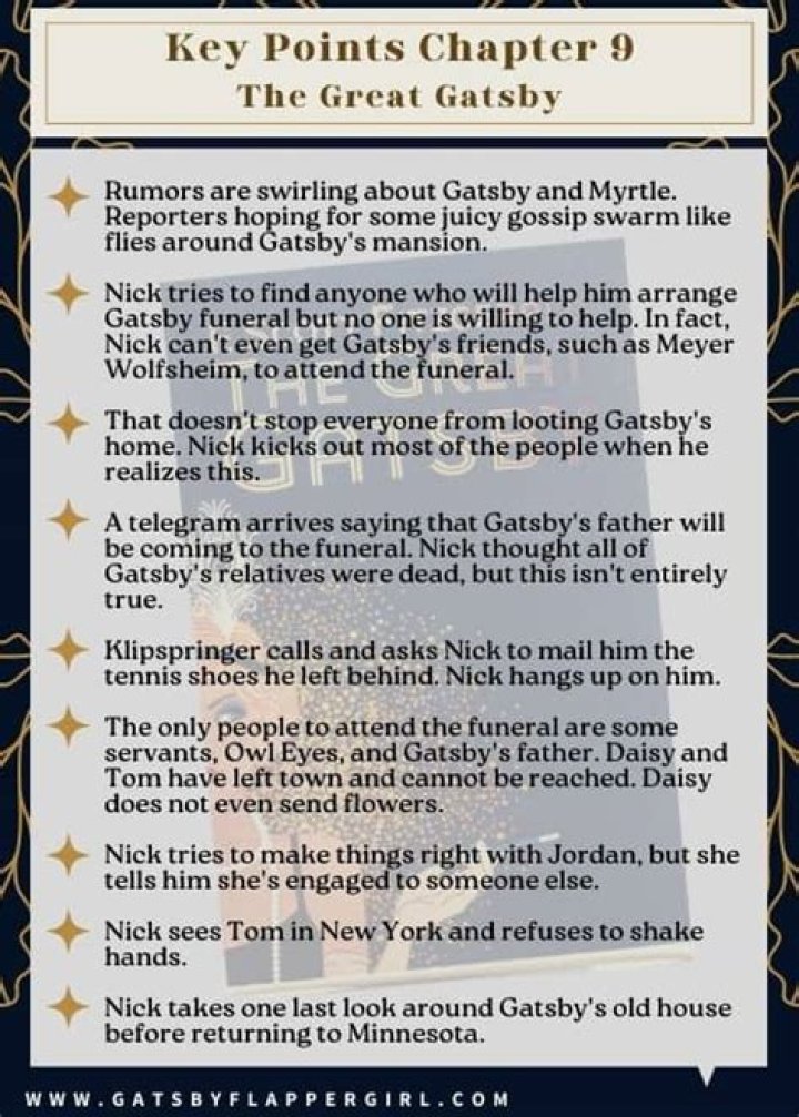 The Great Gatsby Chapter 9: Essential Questions & Answers PDF