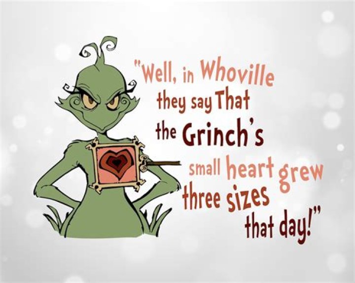 The Grinch Whoville SVG Grinch's Heart Grew 3 Sizes That Day Quote