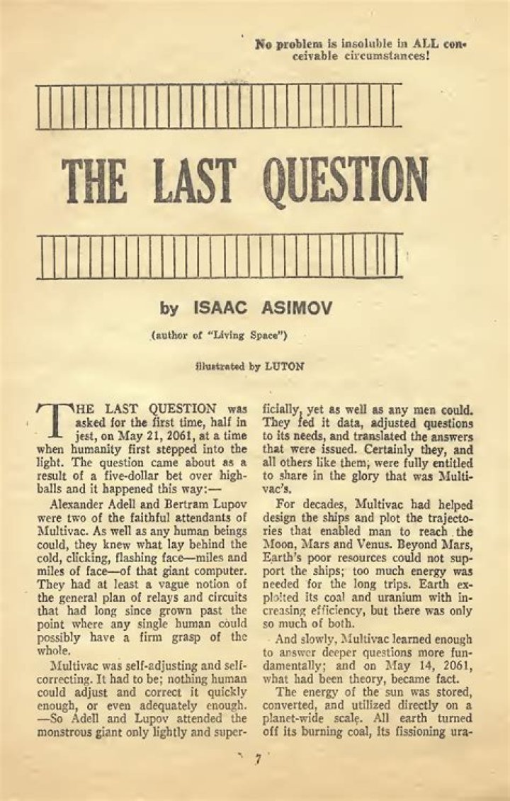 The Last Question PDF Free Download – Instant Access