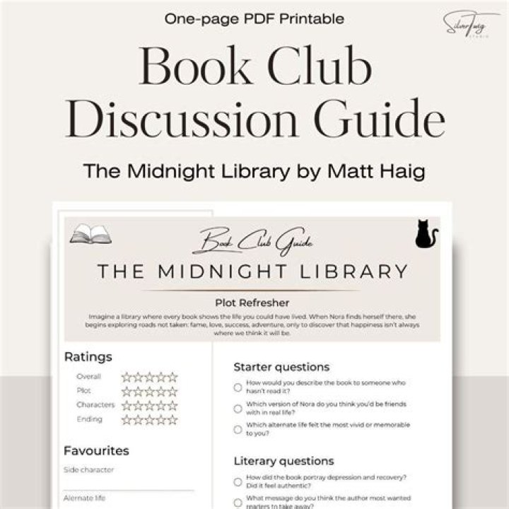 Midnight Library Discussion Questions PDF: Deep Reflection & Thought-Provoking Conversations