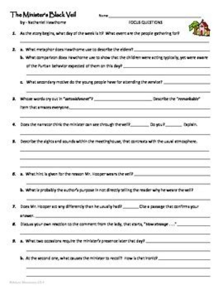 The Minister’s Black Veil: Key Questions & Insights PDF