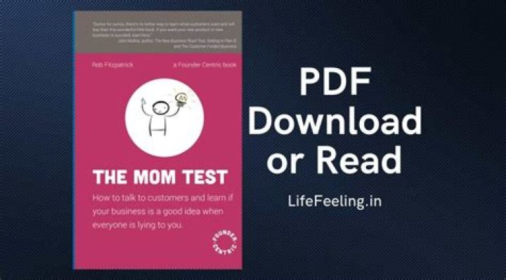 The Mom Test by Rob Fitzpatrick: Essential Insights for Smart Parenting