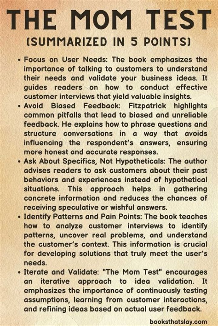 The Mom Test PDF Drive: Essential Guide for Parents