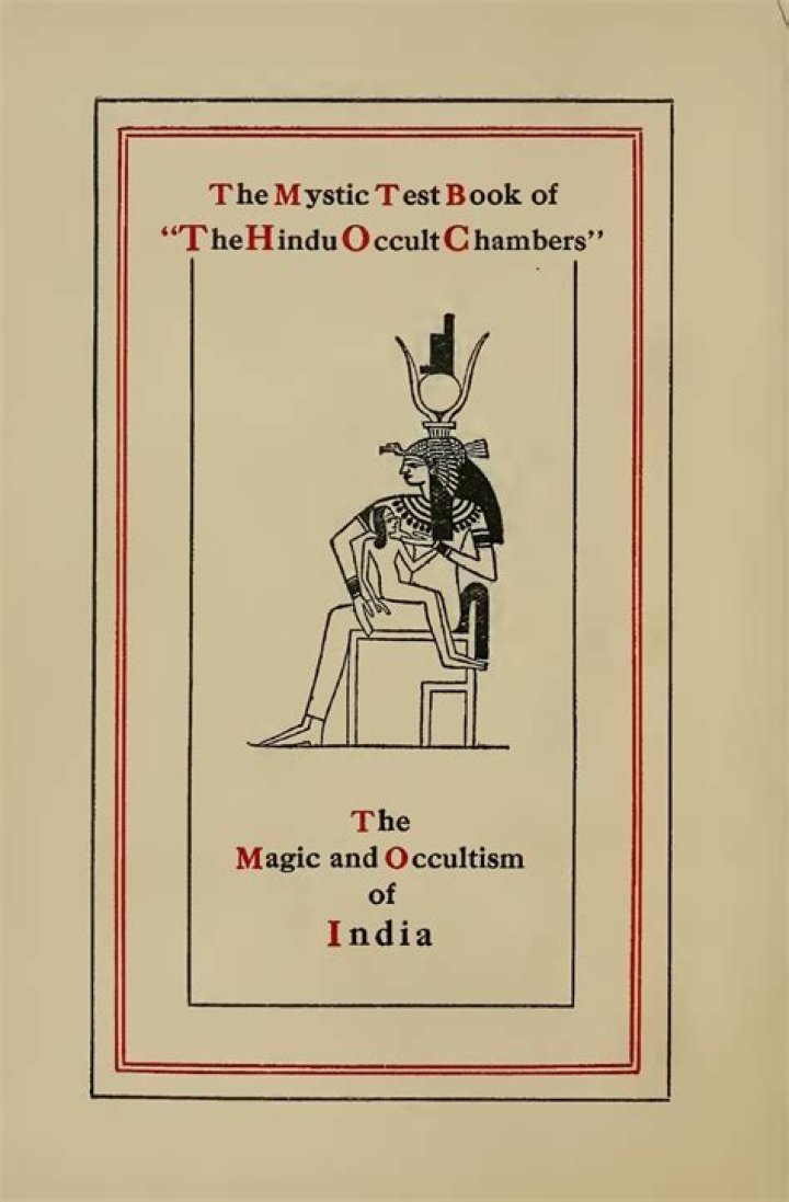 The Mystic Test Book of the Hindu Occult Chambers: Unlocking Ancient Secrets PDF