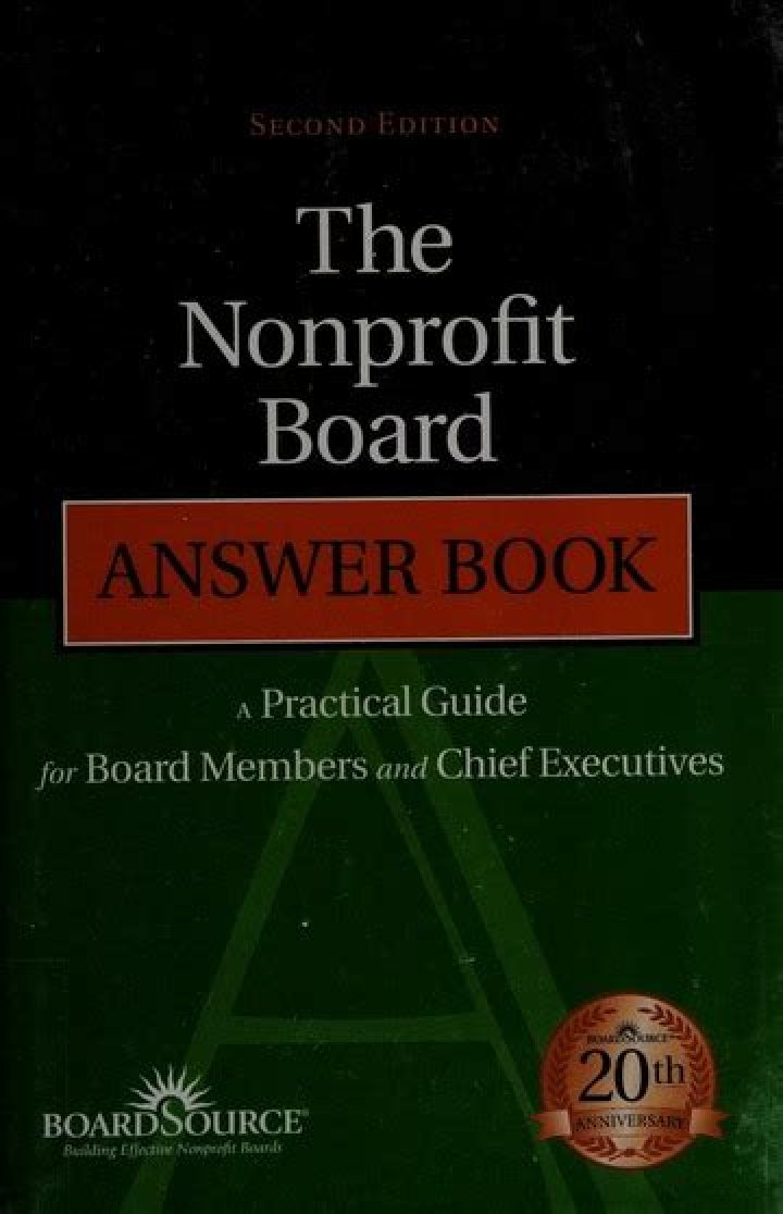 The Nonprofit Board Answer Book: Essential PDF Guide