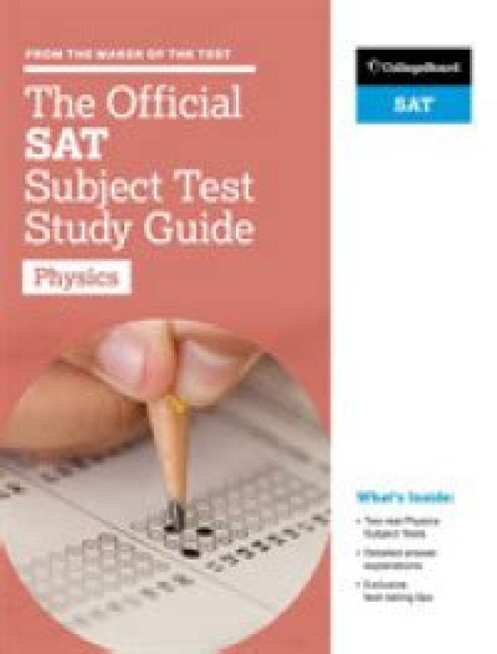 The Official SAT Subject Test in Physics Study Guide PDF for Exam Success