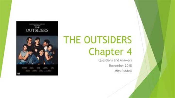 The Outsiders Chapter 7-9 Quiz: Questions & Answers PDF