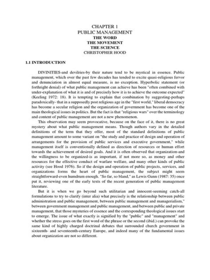 The Oxford Handbook of Public Management: Essential PDF Guide