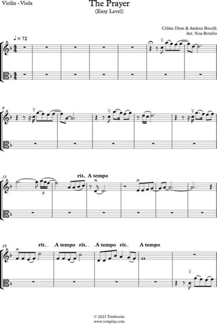 Free Prayer Sheet Music PDF Download Now