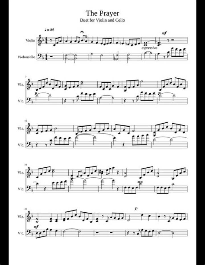 Prayer Violin Sheet Music PDF – Free Download for Spiritual Playing