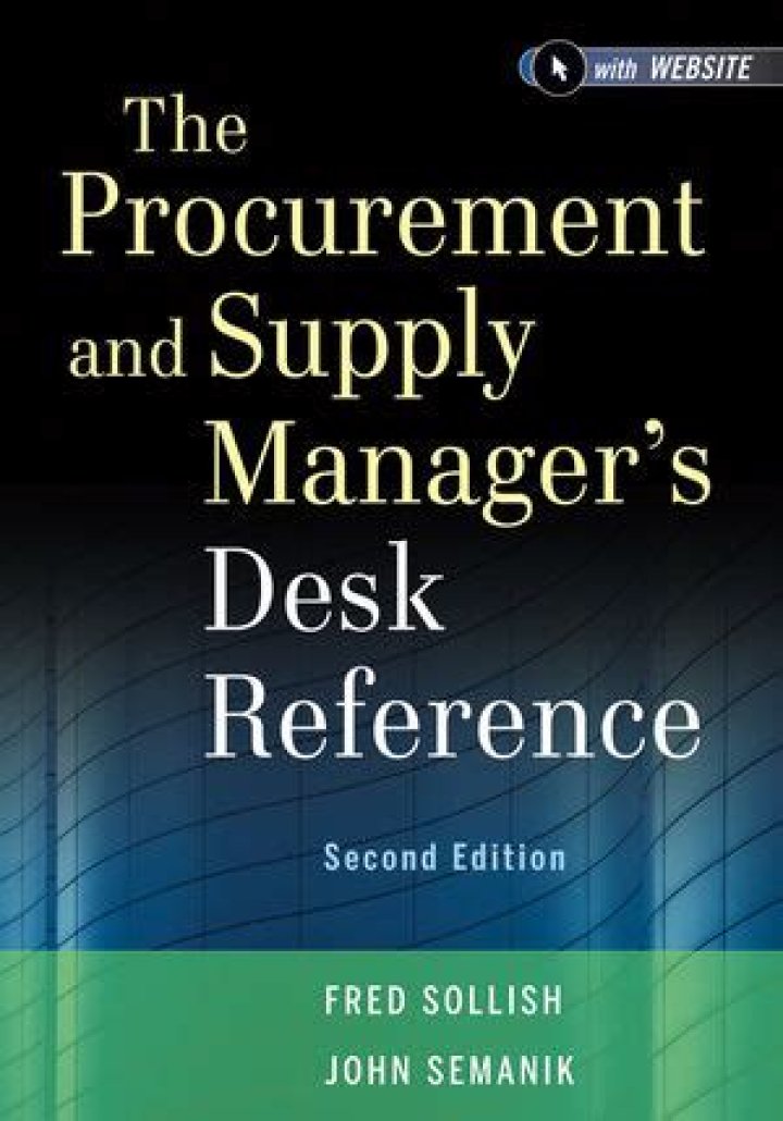 Free Procurement and Supply Manager’s Desk Reference PDF – Download Now