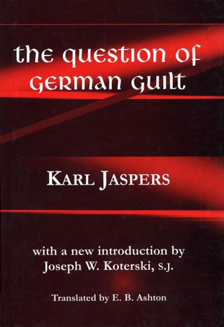 The Question of German Guilt: A PDF Analysis