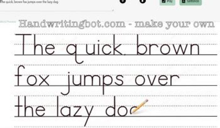 The Quick Brown Fox Handwriting Sheet PDF – Free Download