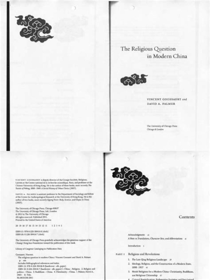 The Religious Question in Modern China: A Critical PDF Analysis